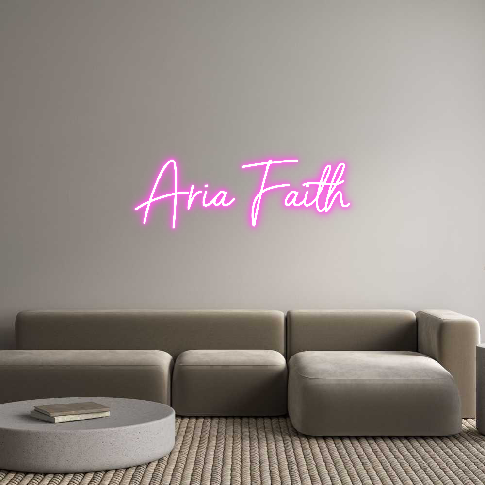 Custom Neon: Aria Faith