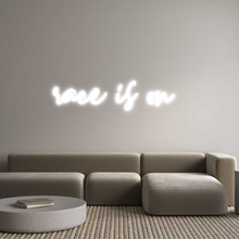 Load image into Gallery viewer, Custom Neon: race is on
