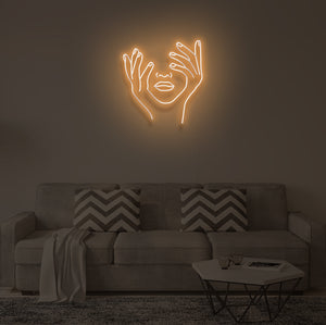 "LEAN ON ME" LED Neon Sign