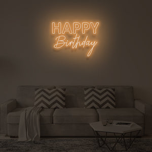 "HAPPY BIRTHDAY V2" LED Neon Sign