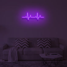 Load image into Gallery viewer, &quot;HEART BEAT&quot; LED Neon Sign

