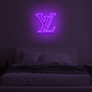 "LV" LED Neon Sign
