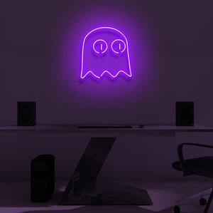 "PACMAN GHOST" LED Neon Sign