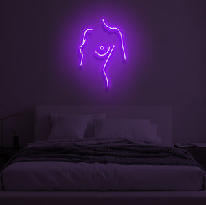 "WOMAN BODY" LED Neon Sign