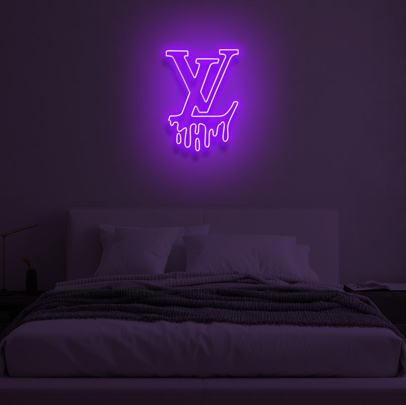 LV DRIP LED Neon Sign