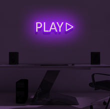 Load image into Gallery viewer, &quot;PRESS PLAY&quot; LED Neon Sign
