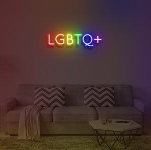 "LGBTQ" LED Neon Sign