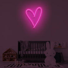 Load image into Gallery viewer, &quot;HEART&quot; LED Neon Sign

