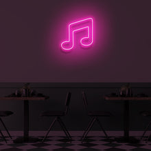 Load image into Gallery viewer, &quot;MUSIC NOTE&quot; LED Neon Sign
