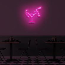 Load image into Gallery viewer, &quot;MARTINI GLASS&quot; LED Neon Sign

