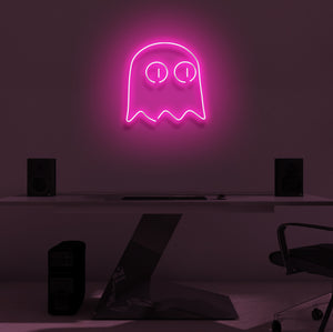 "PACMAN GHOST" LED Neon Sign