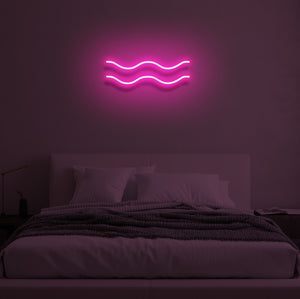 "WATER BEARER, 11th Sign" LED Neon Sign