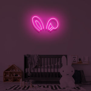 "BUNNY EARS" LED Neon Sign