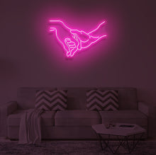 Load image into Gallery viewer, &quot;HOLD MY HAND&quot; LED Neon Sign
