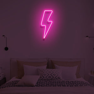 "LIGHTNING BOLT" LED Neon Sign