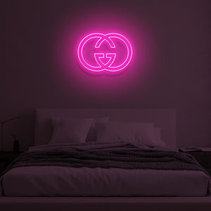 "GG" LED Neon Sign