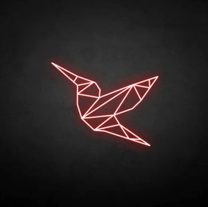 "HUMMING BIRD" LED Neon Sign