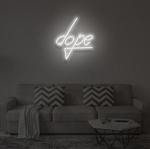 "DOPE" LED Neon Sign