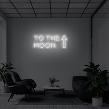 Load image into Gallery viewer, &quot;TO THE MOON&quot; LED Neon Sign
