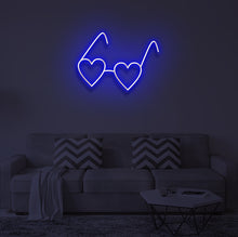 Load image into Gallery viewer, &quot;HEART EYES&quot; LED Neon Sign
