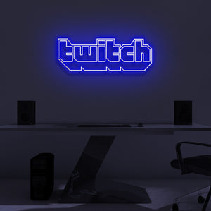 "TWITCH" LED Neon Sign