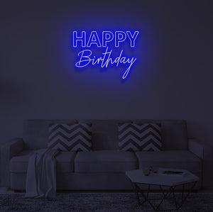 "HAPPY BIRTHDAY V2" LED Neon Sign
