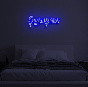 "SUPREME DRIP" LED Neon Sign
