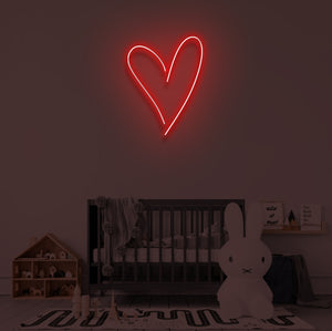 "HEART" LED Neon Sign