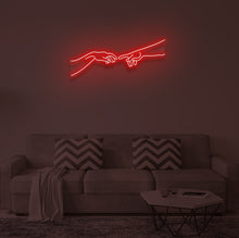 Load image into Gallery viewer, &quot;THE CREATION OF ADAM&quot; LED Neon Sign
