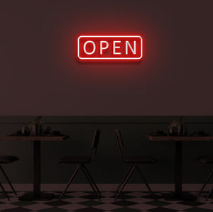"OPEN" LED Neon Sign
