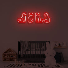 Load image into Gallery viewer, &quot;KITTENS&quot; LED Neon Sign
