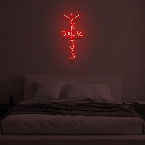 "CACTUS JACK" LED Neon Sign