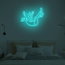 Load image into Gallery viewer, &quot;FALLING IN SPACE&quot; LED Neon Sign
