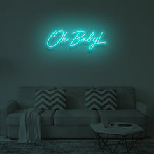 Load image into Gallery viewer, &quot;OH BABY V2&quot; LED Neon Sign
