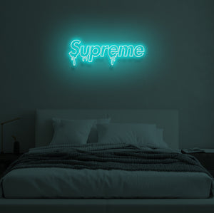 "SUPREME DRIP" LED Neon Sign
