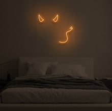 Load image into Gallery viewer, &quot;DEVIL HORNS&quot; LED Neon Sign
