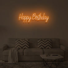 Load image into Gallery viewer, &quot;HAPPY BIRTHDAY&quot; LED Neon Sign
