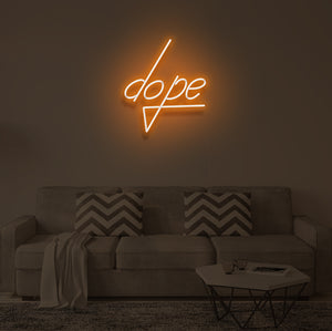 "DOPE" LED Neon Sign