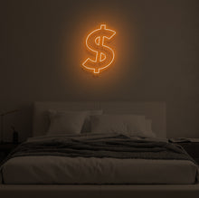 Load image into Gallery viewer, &quot;DOLLAR SIGN&quot; LED Neon Sign
