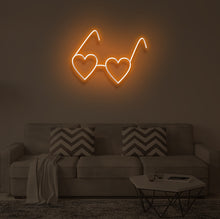 Load image into Gallery viewer, &quot;HEART EYES&quot; LED Neon Sign
