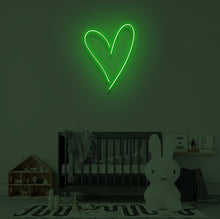 Load image into Gallery viewer, &quot;HEART&quot; LED Neon Sign
