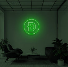 Load image into Gallery viewer, &quot;DOGE COIN&quot; LED Neon Sign
