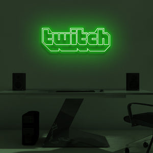 "TWITCH" LED Neon Sign