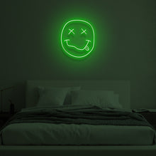 Load image into Gallery viewer, &quot;NIRVANA SMILEY FACE&quot; LED Neon Sign

