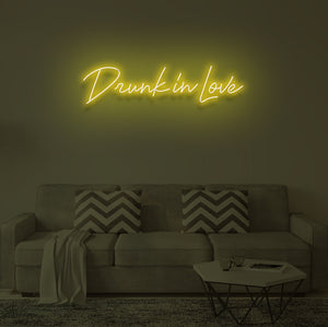 "DRUNK IN LOVE" LED Neon Sign
