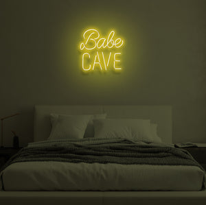 "BABE CAVE" LED Neon Sign