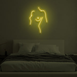 "WOMAN BODY" LED Neon Sign