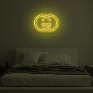 "GG" LED Neon Sign