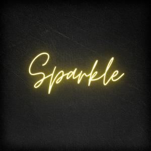 "SPARKLE" LED Neon Sign