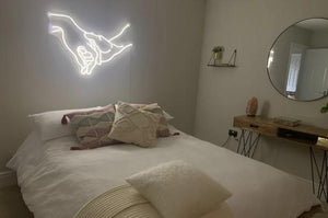 "HOLD MY HAND" LED Neon Sign
